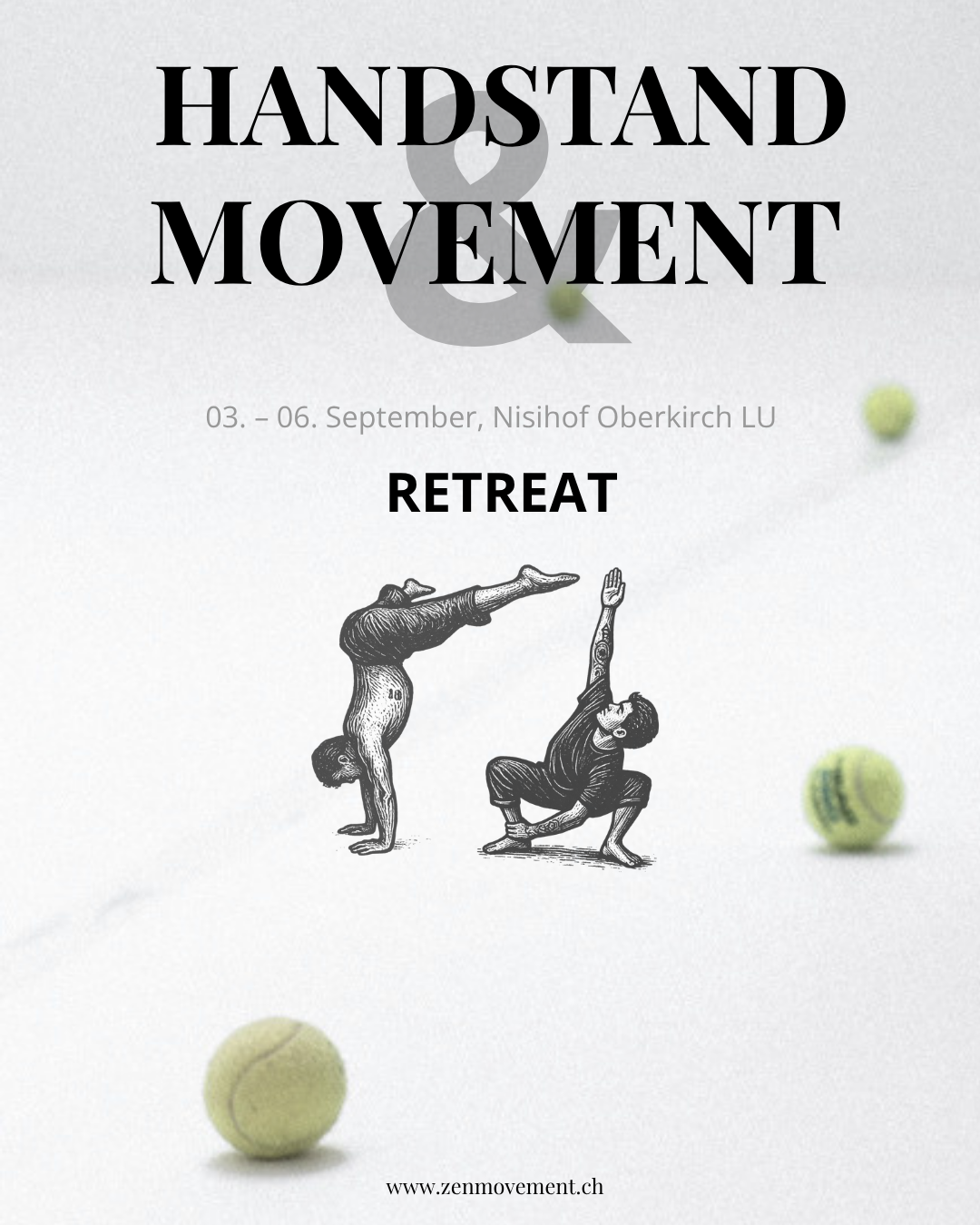 Flyer Handstand und Movement Retreat Nisihof Oberkirch Luzern