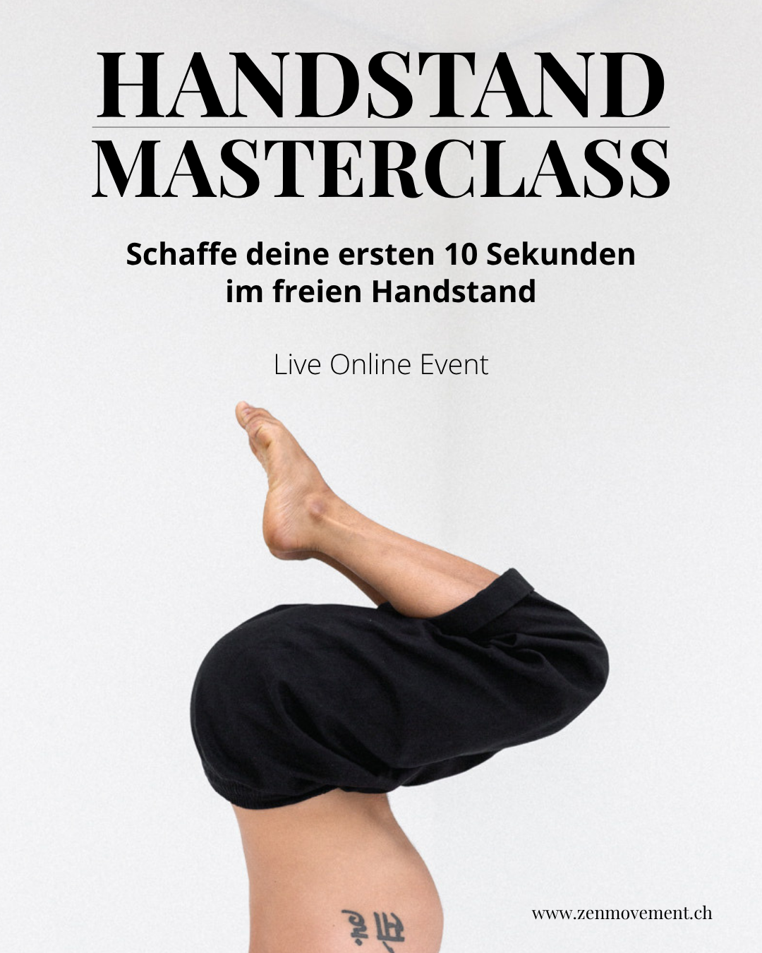 Kostenlose Online Handstand Masterclass